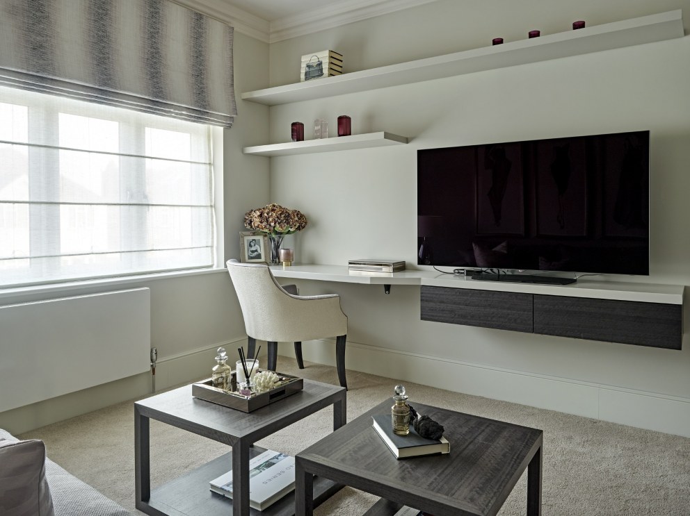 Barnes family house | Television room/study | Interior Designers
